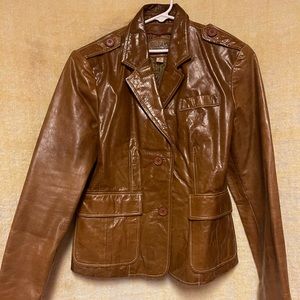 Wilson’s leather jacket, Made in India, Size Medium, vintage